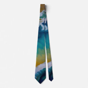 Waves on a Sandy beach  Tie