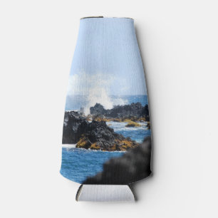 Waves on Maui Coast Bottle Cooler