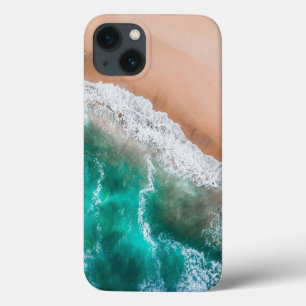 Waves on Sandy Beach  iPhone 13 Case