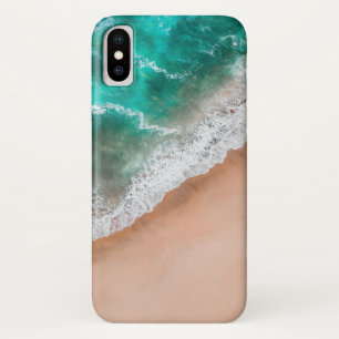 Waves on Sandy Beach iPhone X Case