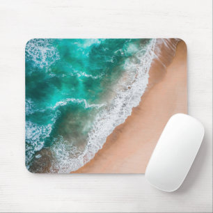 Waves on Sandy Beach  Mouse Mat