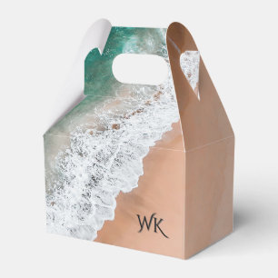 Waves on Sandy Beach Personal Favour Box