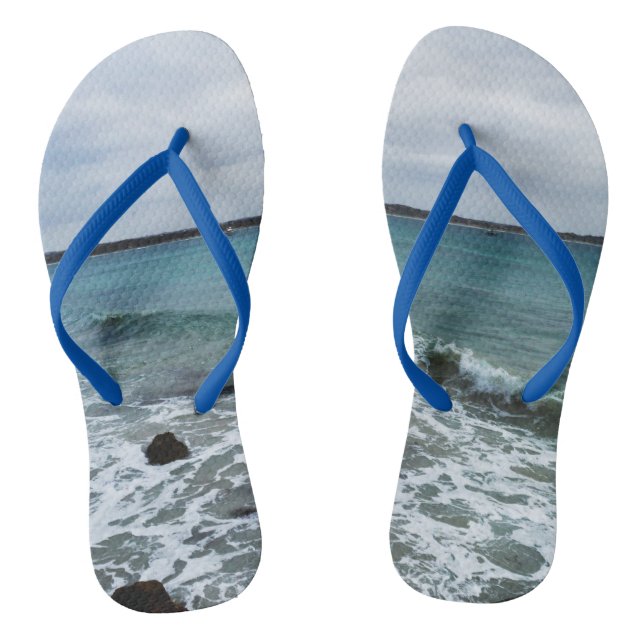 Waves On The Ocean,   Flip Flops (Footbed)