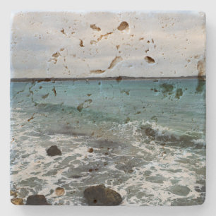 Waves On The Ocean, Stone Coaster
