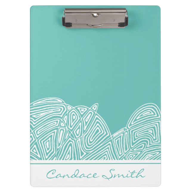 Waves Personalised Clipboard (Front)