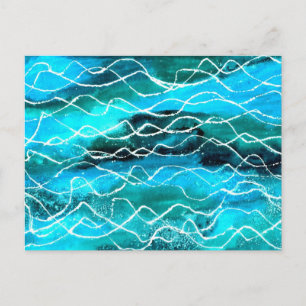 'Waves' Postcard