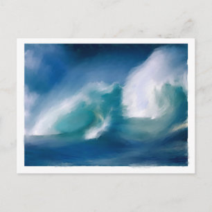 Waves Postcard