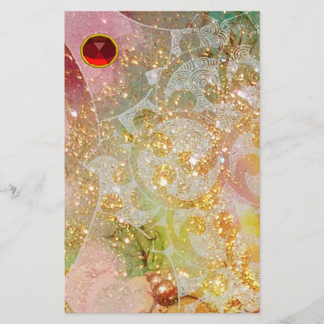 WAVES RED RUBY STATIONERY (Front)