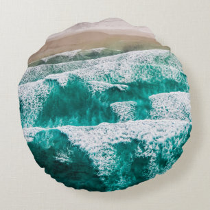 Waves Round Cushion