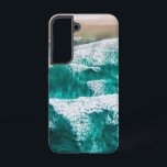 Waves Samsung Galaxy Case<br><div class="desc">This photograph was shot during a scenic flight from Cape Reinga to Kerikeri airport, on the north island of New Zealand. Great Exhibition Bay is only visible by air or by sea. This area is very remote and without a doubt one of the most beautiful places in New Zealand with...</div>