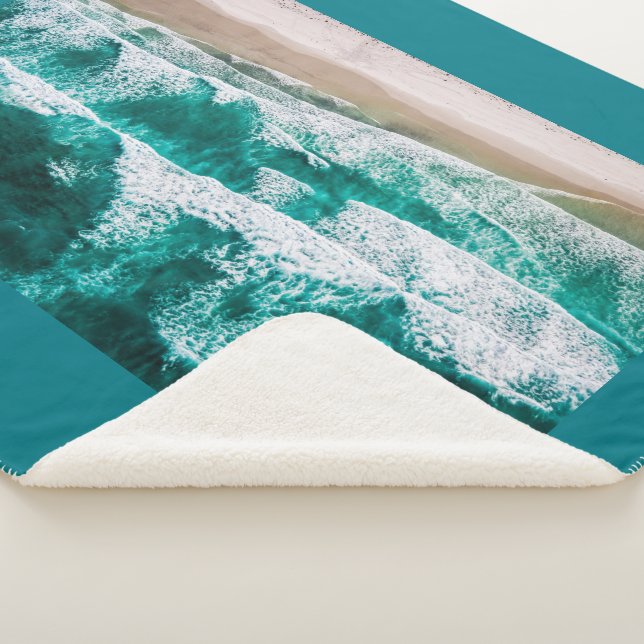 Waves Sherpa Blanket (3/4)