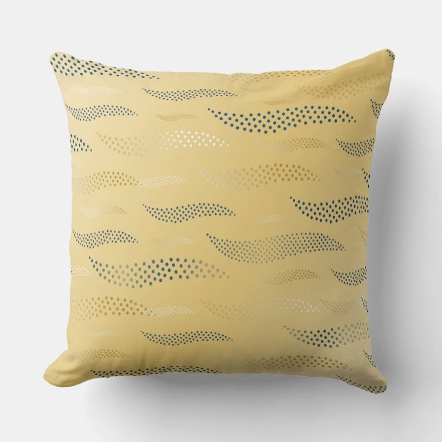 Waves Tiger (stylised pattern) 1 Cushion (Front)