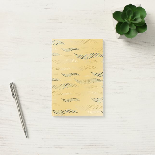 Waves Tiger (stylised pattern) 1 Post-it Notes (Office)