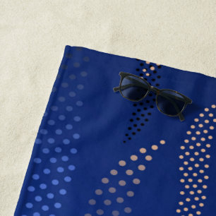 Waves Tiger (stylised pattern) 2 Beach Towel