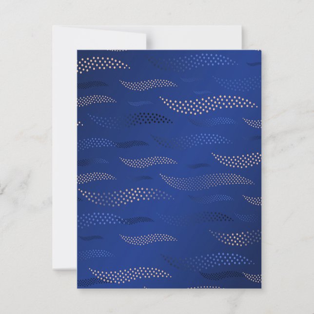 Waves Tiger (stylised pattern) 2 Card (Front)