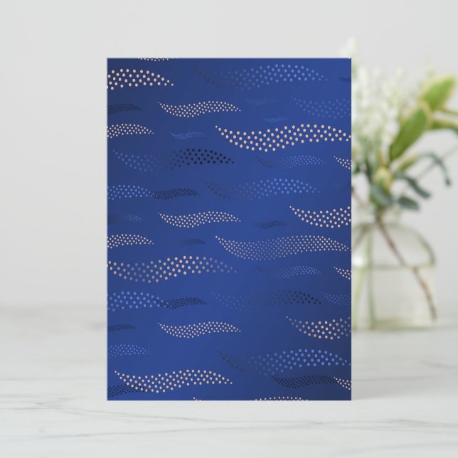 Waves Tiger (stylised pattern) 2 Card (Standing Front)