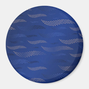 Waves Tiger (stylised pattern) 2 Magnet
