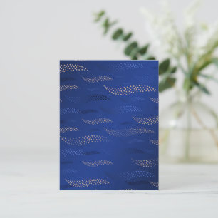 Waves Tiger (stylised pattern) 2 Postcard