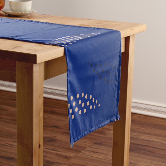 Waves Tiger (stylised pattern) 2 Short Table Runner (In Situ)