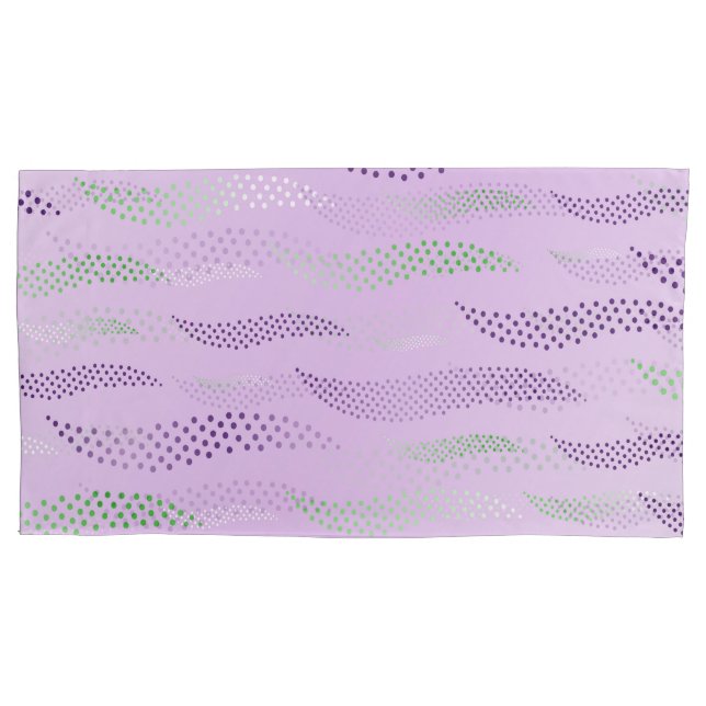 Waves Tiger (stylised pattern) 3 Pillowcase (Front)