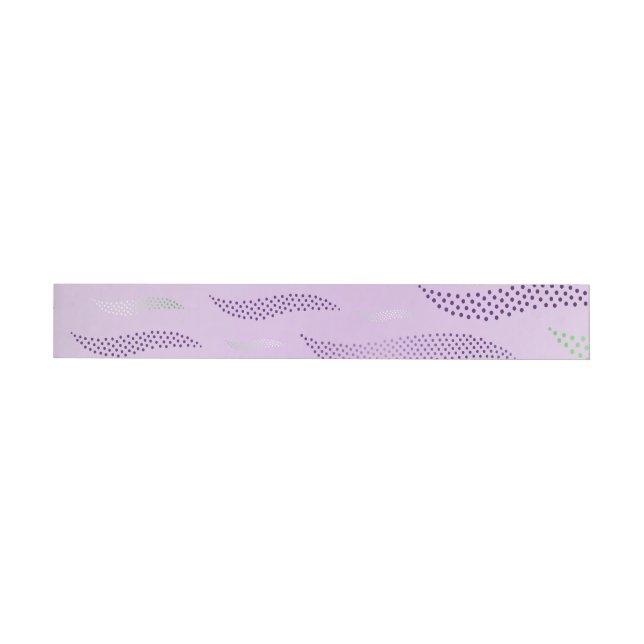 Waves Tiger (stylised pattern) 3 Wrap Around Label (Individual)