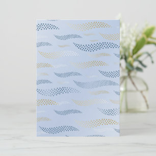 Waves Tiger (stylised pattern) 4 Thank You Card