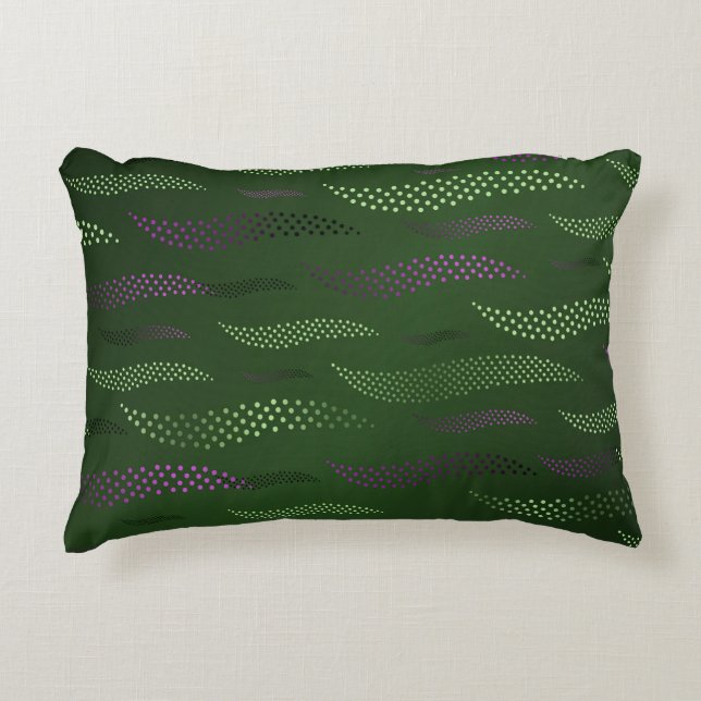 Waves Tiger (stylised pattern) 5 Decorative Cushion (Front)