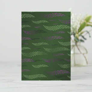 Waves Tiger (stylised pattern) 5 Thank You Card