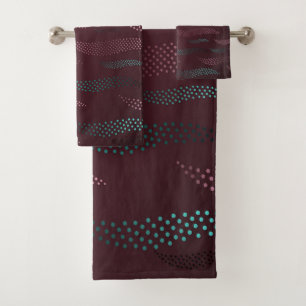 Waves Tiger (stylised pattern) 6 Bath Towel Set