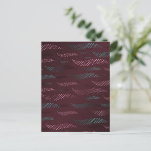 Waves Tiger (stylised pattern) 6 Postcard