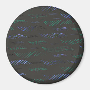 Waves Tiger (stylised pattern) 7 Magnet