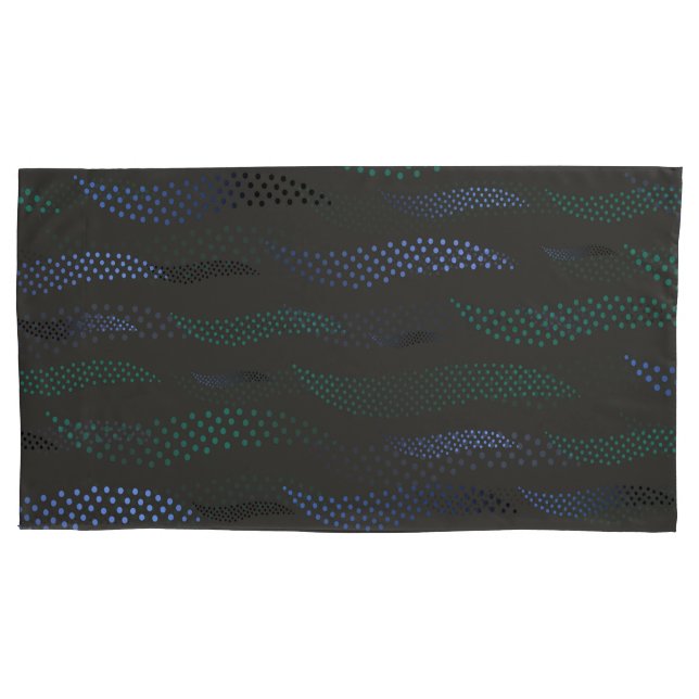 Waves Tiger (stylised pattern) 7 Pillowcase (Front)