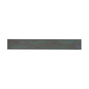 Waves Tiger (stylised pattern) 7 Wrap Around Label