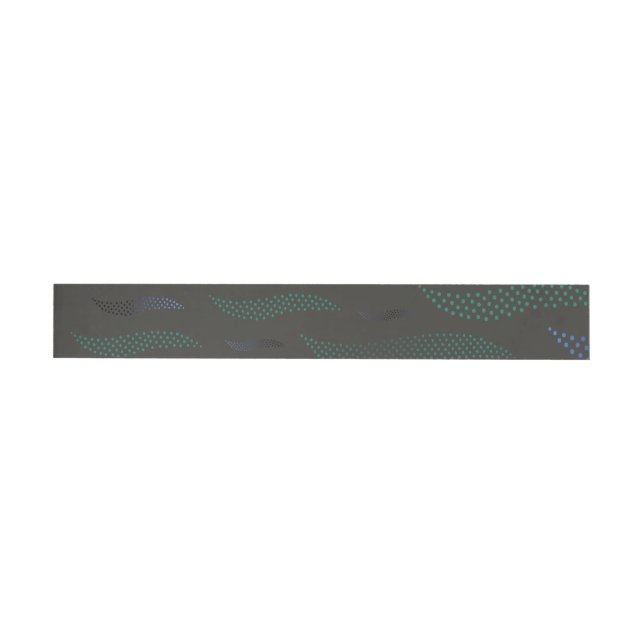 Waves Tiger (stylised pattern) 7 Wrap Around Label (Individual)
