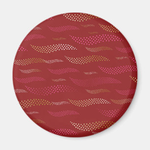 Waves Tiger (stylised pattern) 8 Magnet