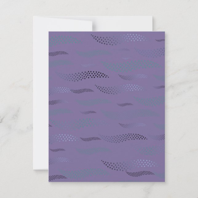 Waves Tiger (stylised pattern) 9 Card (Front)