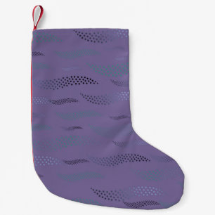 Waves Tiger (stylised pattern) 9 Small Christmas Stocking