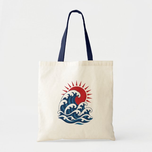 Waves Tote Bag (Front)