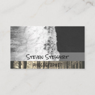 Waves   Trees   Outdoor Photography Business Card