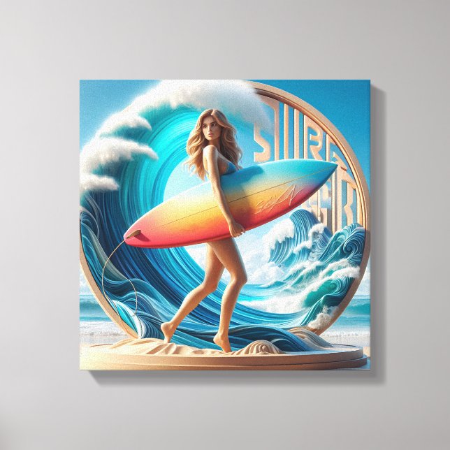 Waves & Wanderlust Collection Canvas Print (Front)