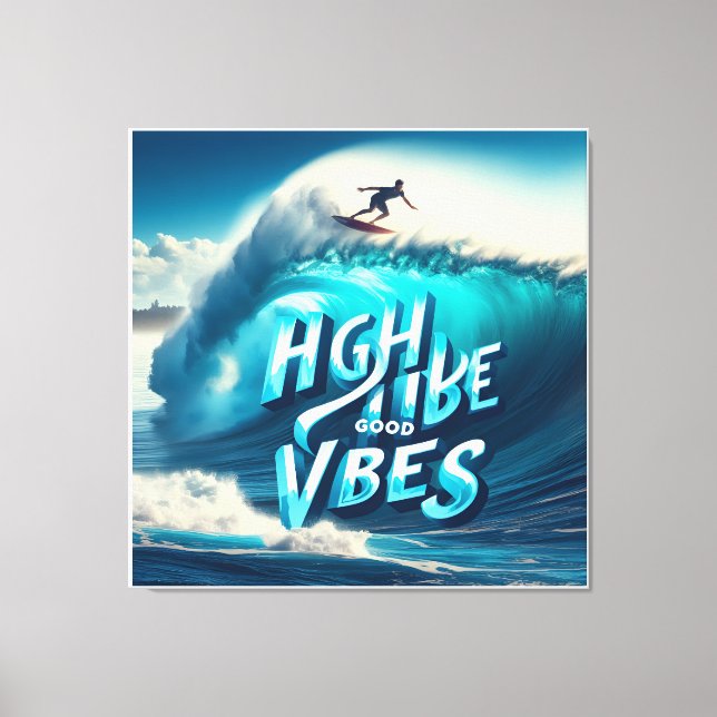 Waves & Wanderlust Collection Canvas Print (Front)
