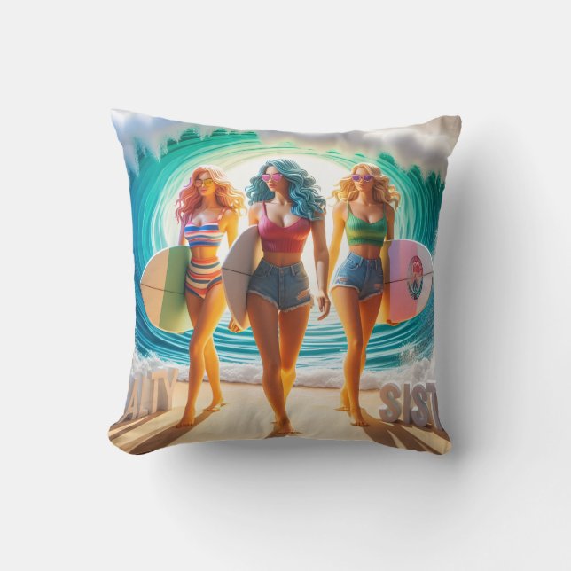 Waves & Wanderlust Collection Cushion (Front)
