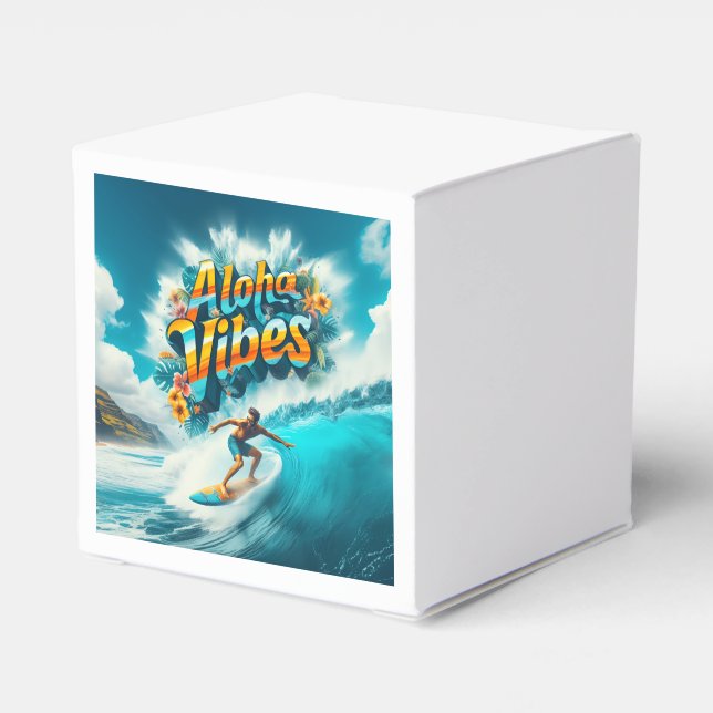 Waves & Wanderlust Collection Favour Box (Back Side)