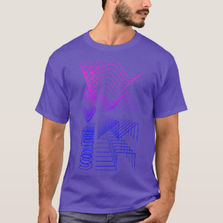 Waves Waveform Audio Digital Design Modular Gift 1 T-Shirt