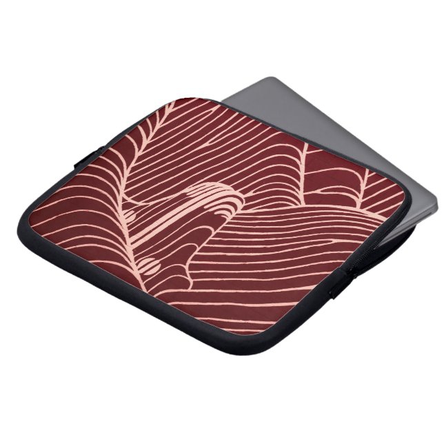 Waves Within Laptop Sleeve (Front Top)