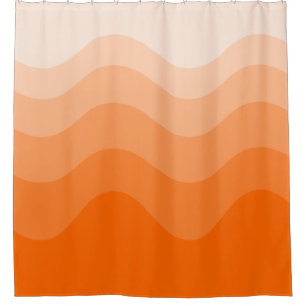 Wavey Stripe Modern Shower Curtain