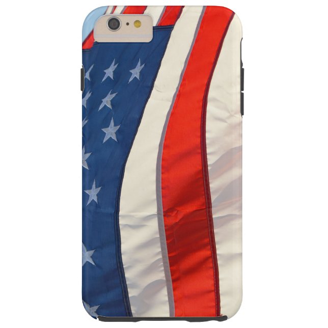 Waving American Flag Case-Mate iPhone Case (Back)