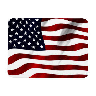 Waving American Flag Magnet