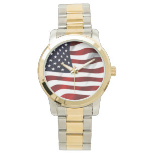 Waving American Flag Watch