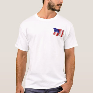 Waving American USA FLAG T-Shirt